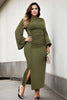 Sariah Plus Size Bodycon Green Dress