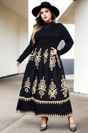 Plus Size Boho Maxi Dress