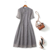 Phoebe Plus Size Grey Qipao Dress