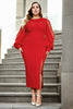 Rae Plus Size Red Pencil Dress