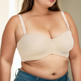 Sienna Plus Size Seamless Strapless Tube Bra