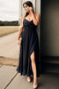 Kenia Plus Size Black Sexy Maxi Dress