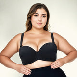 Plus Size Strapless Bra - removable straps