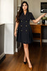 Kelly Plus Size Trench Coat Dress