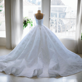 Plus Size Wedding Dress - Back View